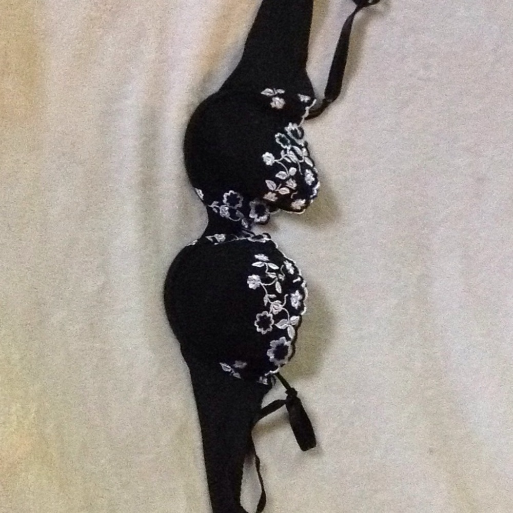 floral lightly lined Demi bra